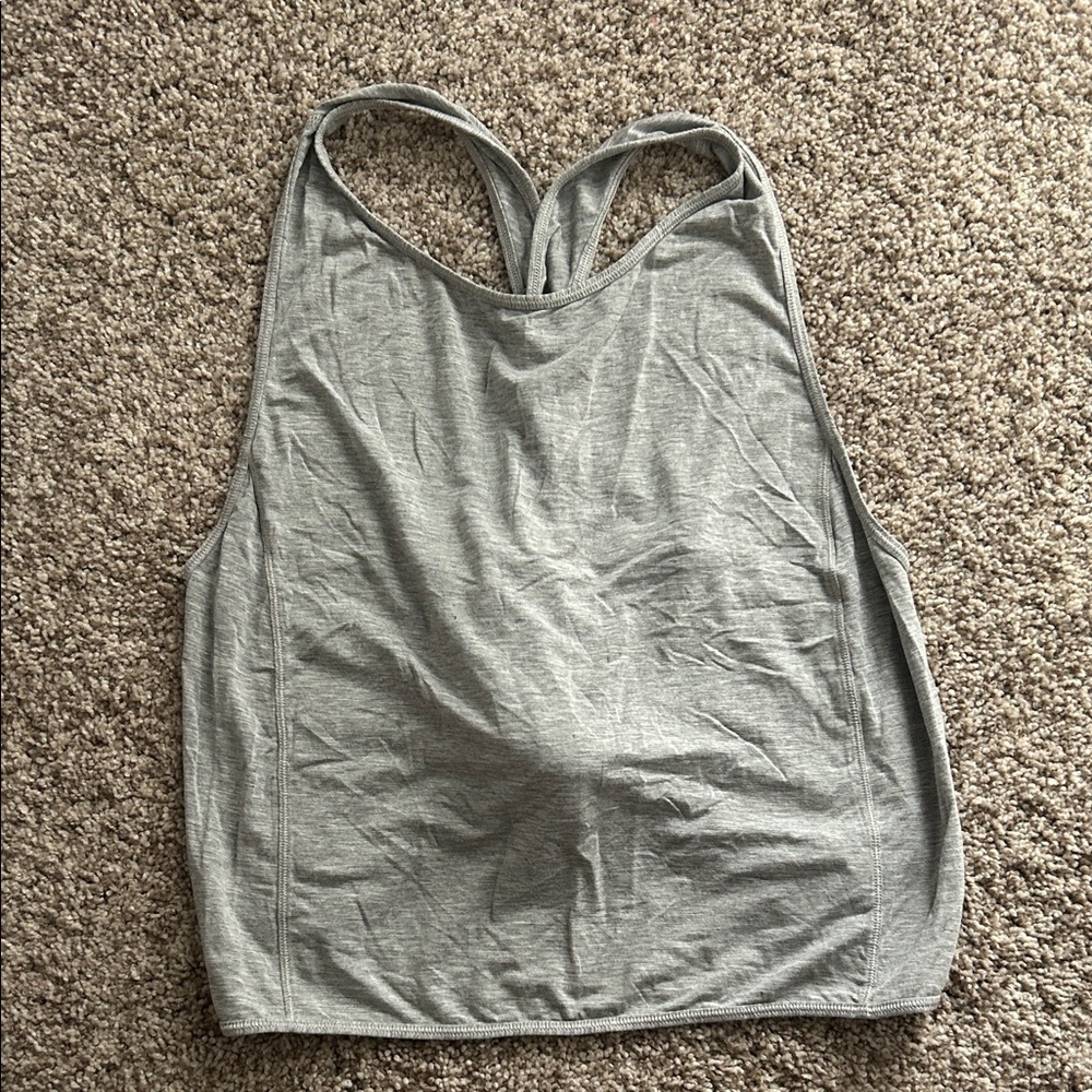 lululemon athletica Gray Tank Top